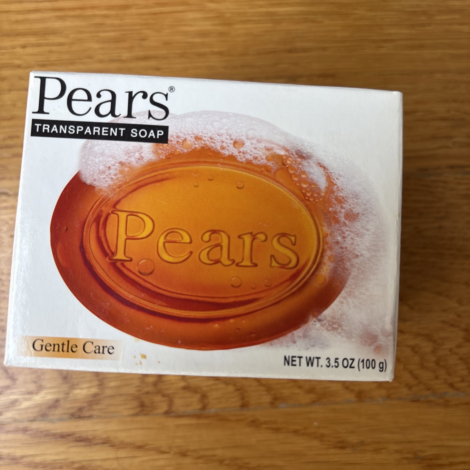 Pears Pure & Gentle Transparent Soap 3.5 oz/Bar Soap ORANGE Lot Of 3
