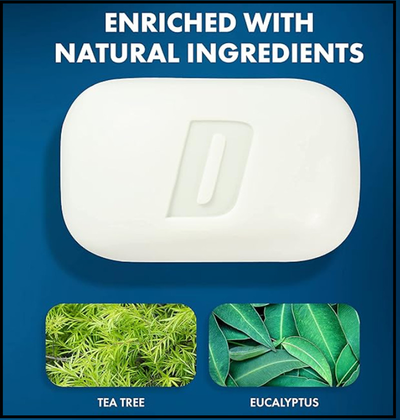 Defense Soap 4.2 Oz Antibacterial Bar – 100% Natural Tea Tree and Eucalyptus Oil