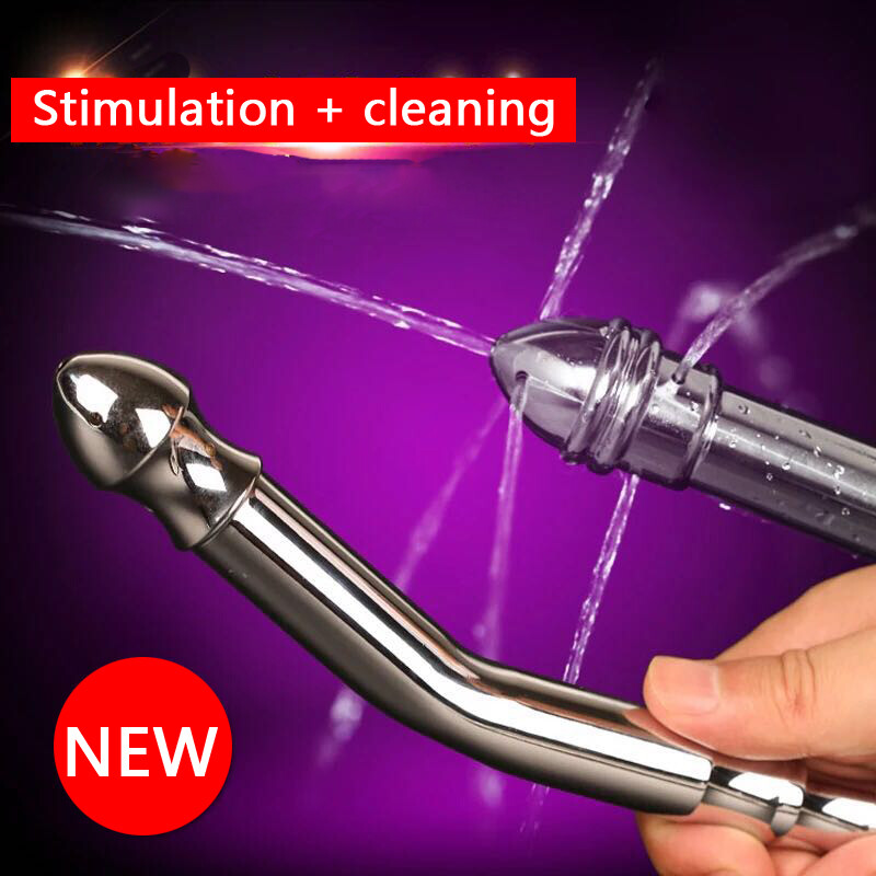 G1/2″metal Rectal Stream Shower Enema Douche Nozzle Private Parts Butt Clean Bat