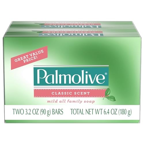 Palmolive Bar Soap 36 Pack 0.18 Ounce Mild Family Soap Classic Clean Scent