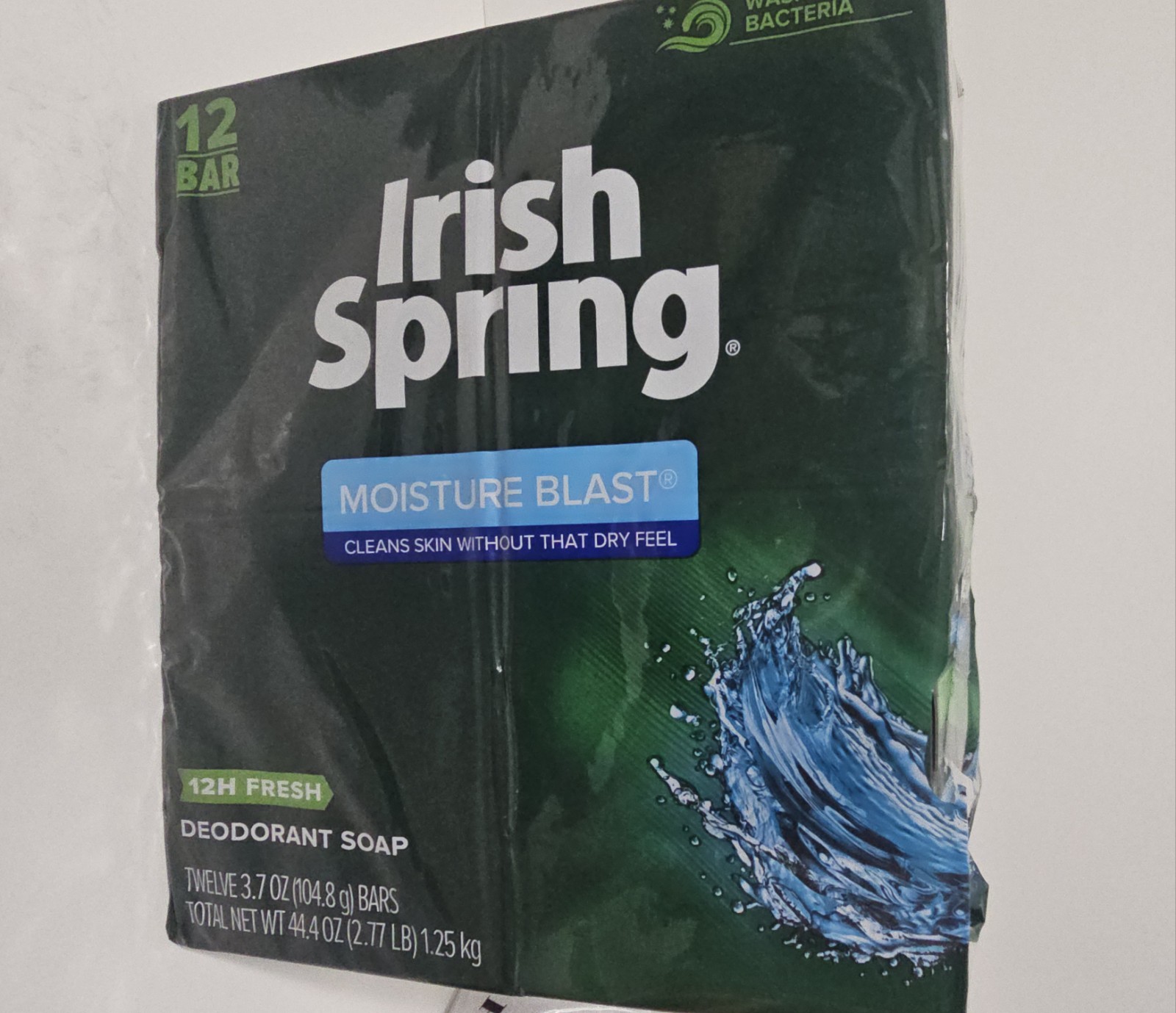 Irish Spring Moisture Blast Bar Soap – 11 Bars – Old Version No Flax Seed – NOS