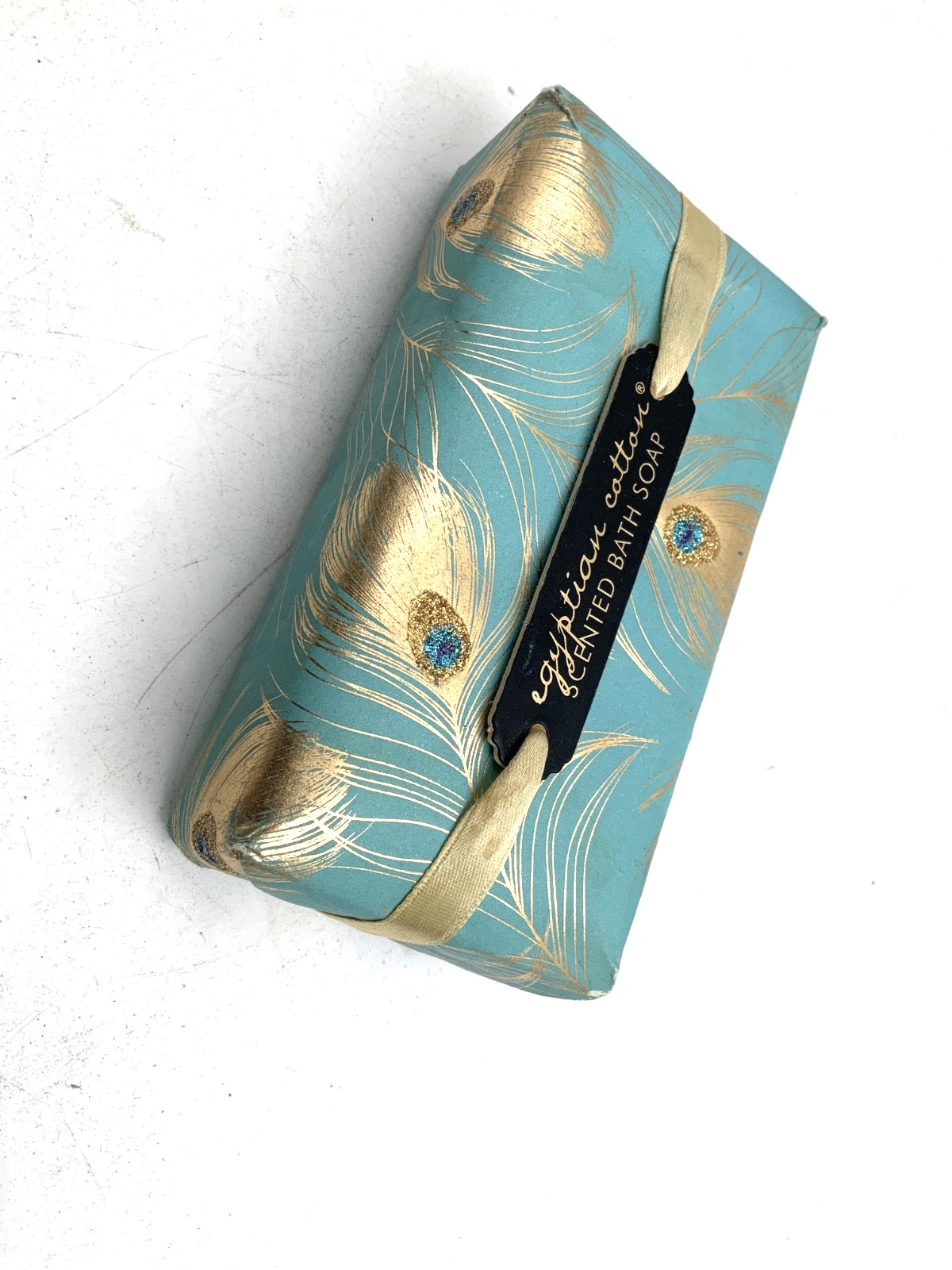 Vintage Peacock Egyptian Cotton Scented Bath Soap Soap, Art Deco