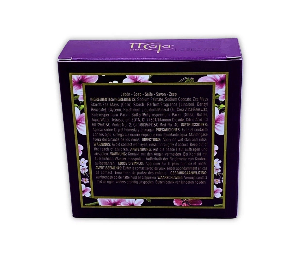 Maja España Plum Blossom Perfumed Soap Bar – Floral Scent | 3.5 oz