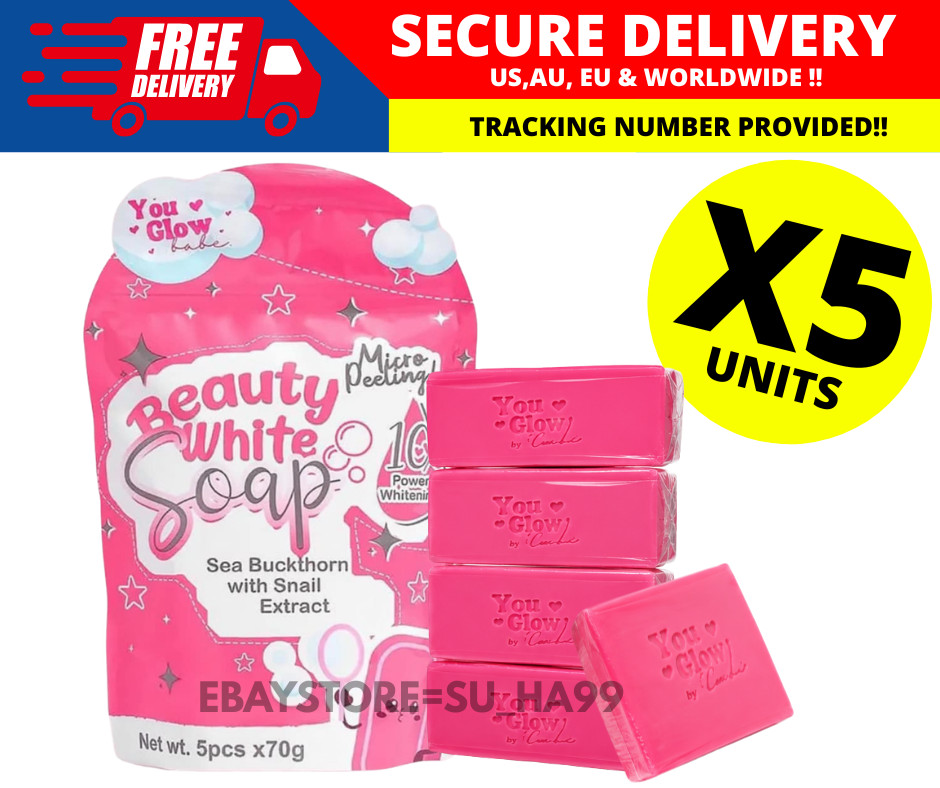 Beauty White Soap by You Glow Babe 5 Bars x 70g