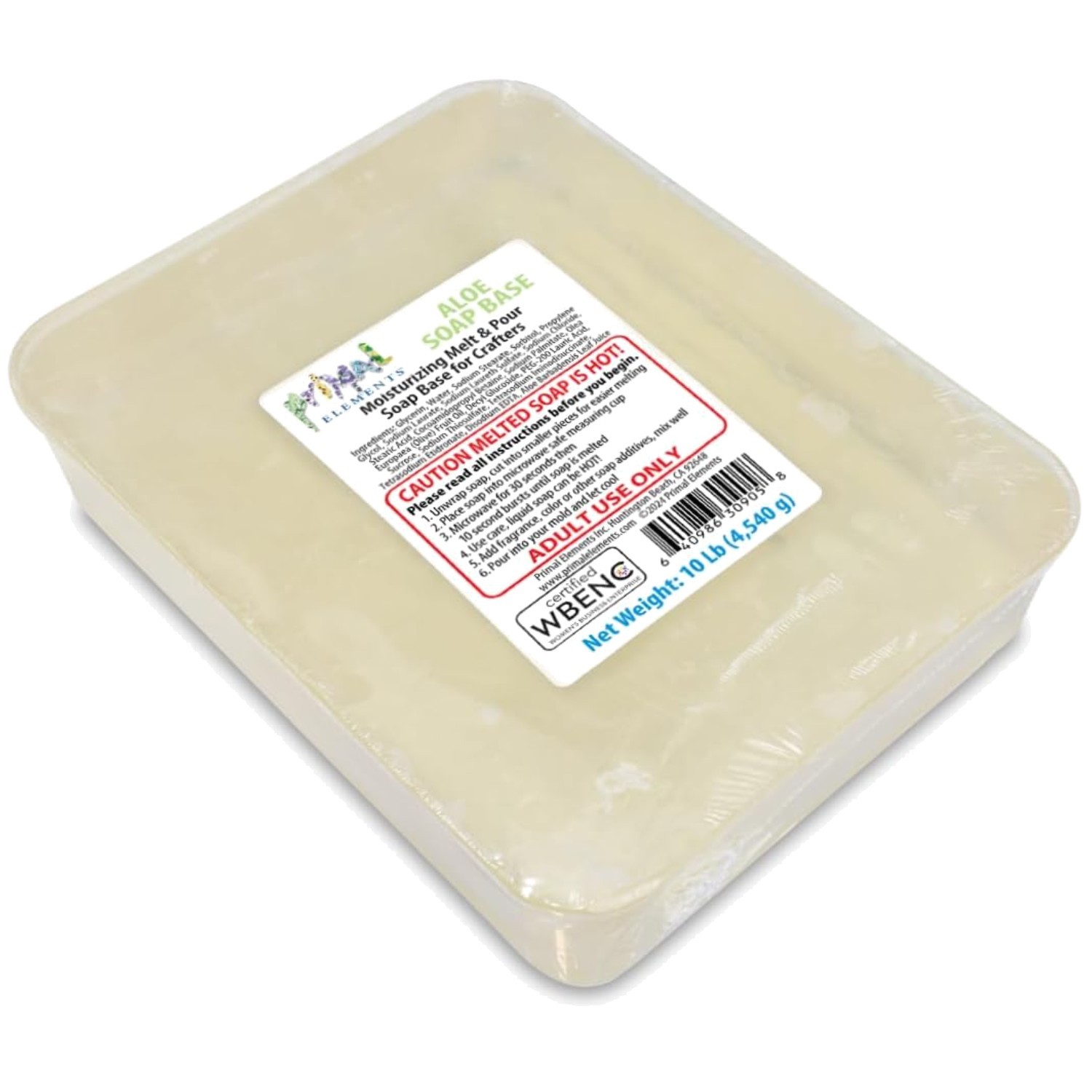 Aloe Soap Base – Moisturizing Glycerin Soap