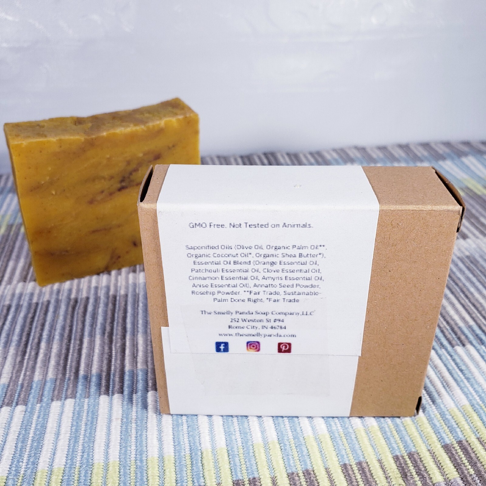 Smelly Panda Tropical Bay Handmade Cruelty Free Vegan Natural Soap Non GMO