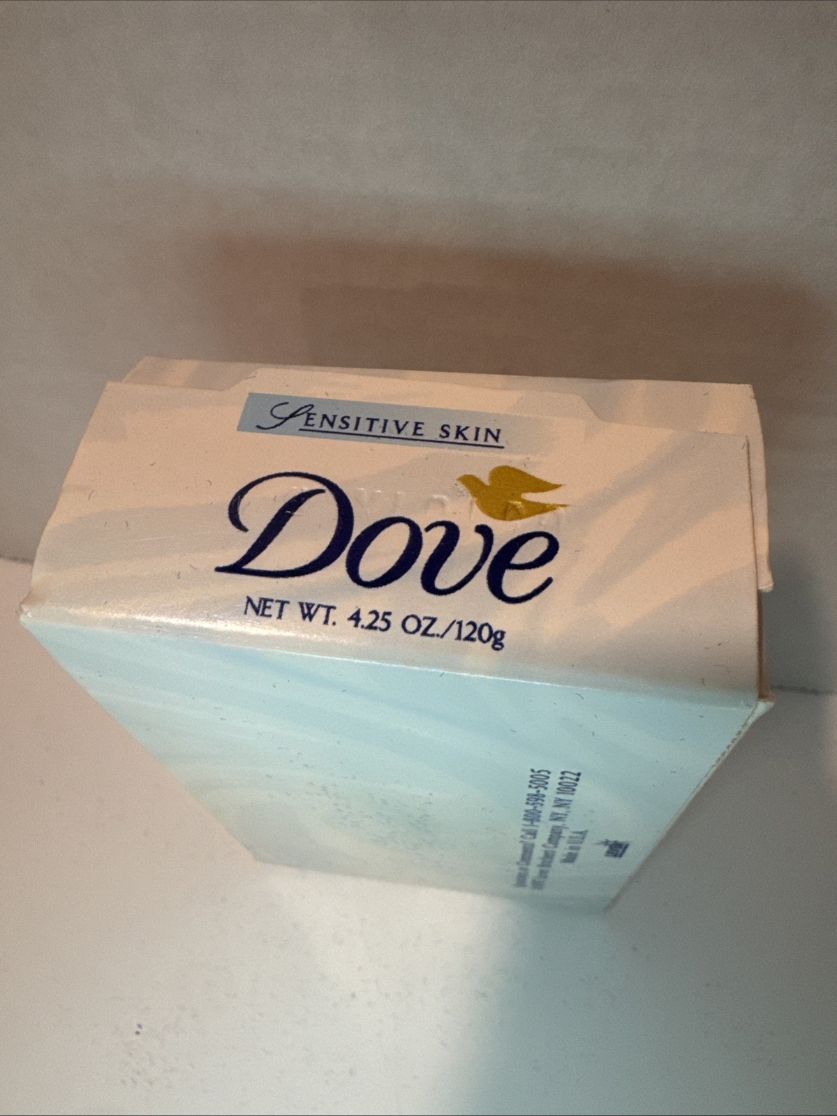 Vtg Dove Soap Sensitive Skin Fragrance Free Beauty Moisturizing Bar 1997 USA