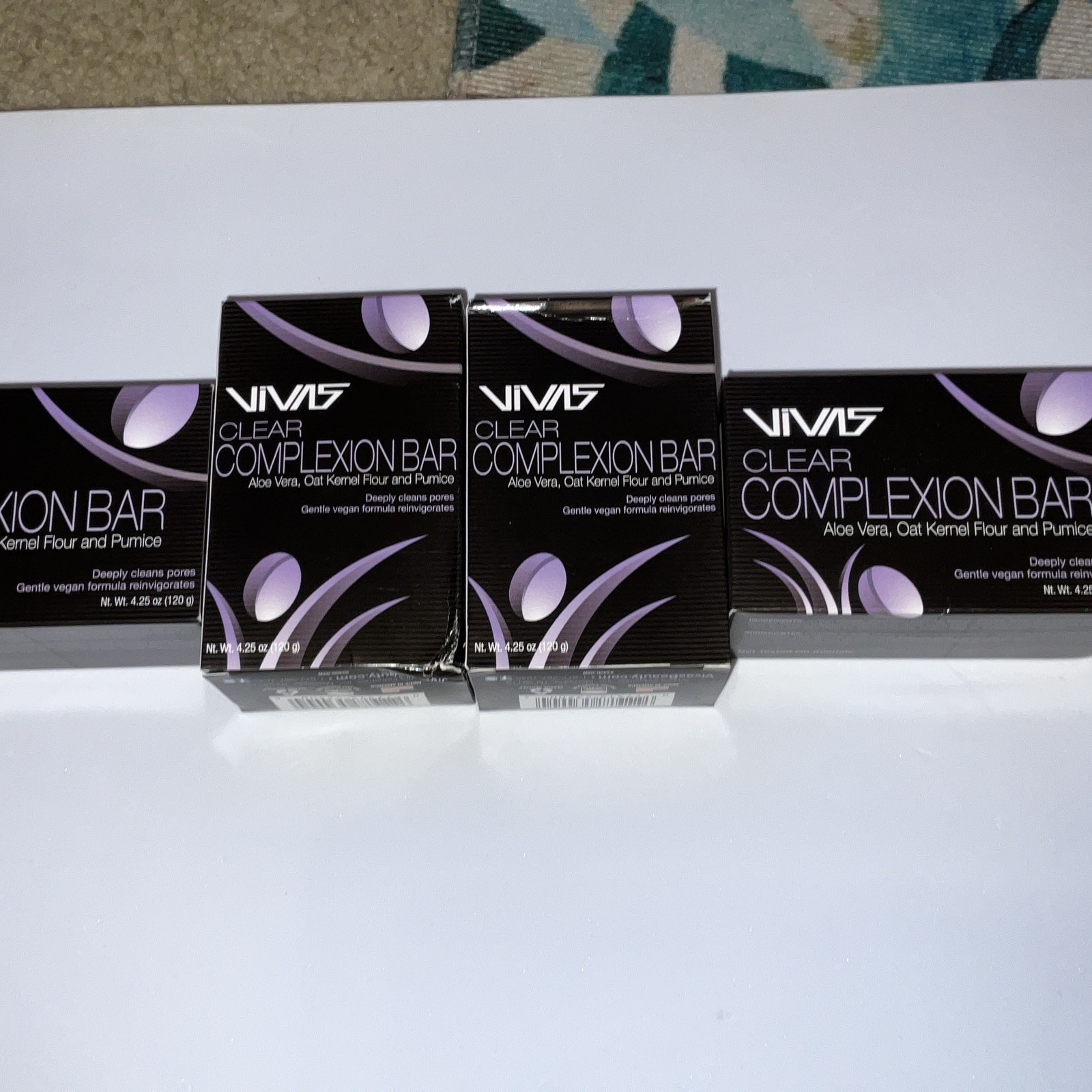 VIVAS Cleaning Bars Face Body Exfoliate New Getting 4 Bars