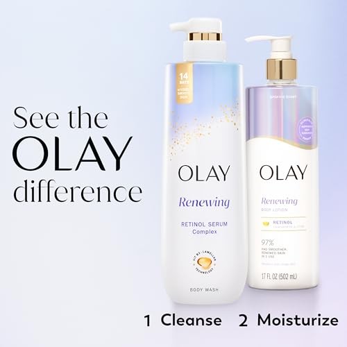 Olay Smoothing Body Lotion 17 Fl Oz 24Hr Moisturizing With Retinol And Vitami…
