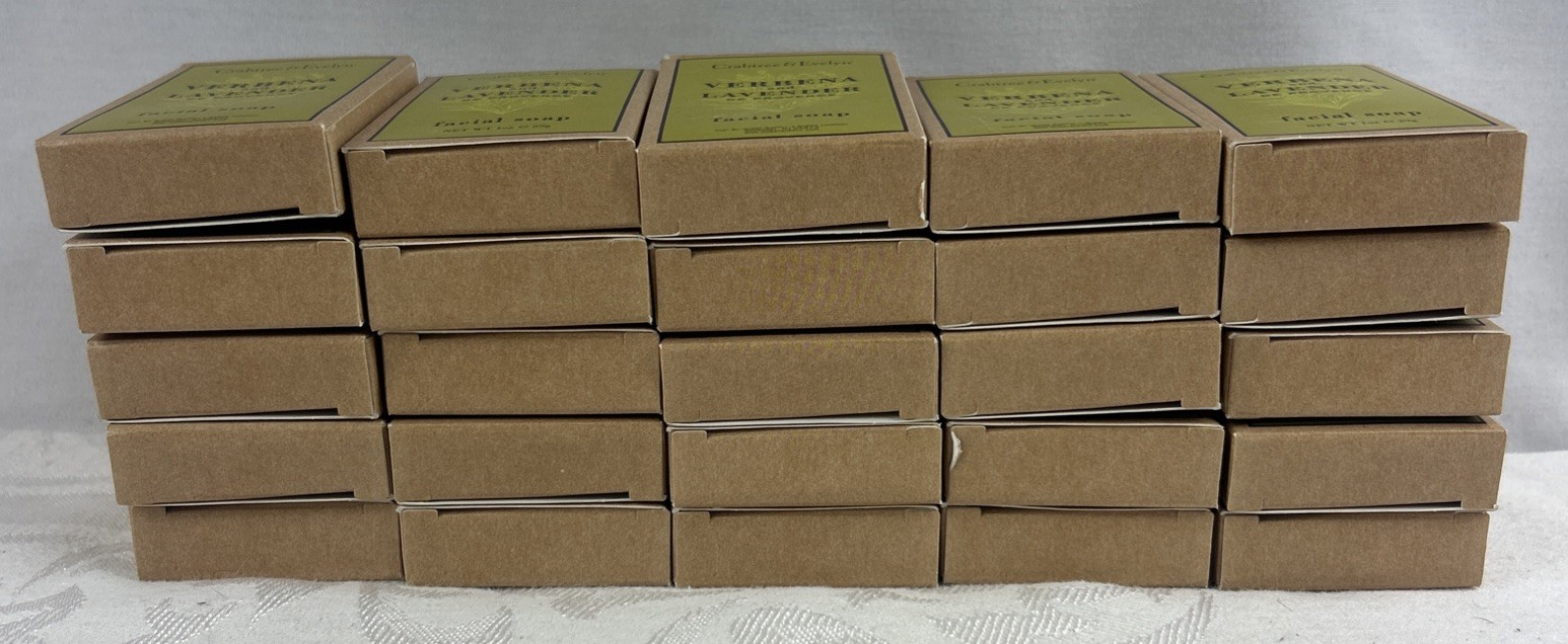 Crabtree & Evelyn Verbena Lavender Soap 25x 1oz Bars NEW Bulk Discontinued