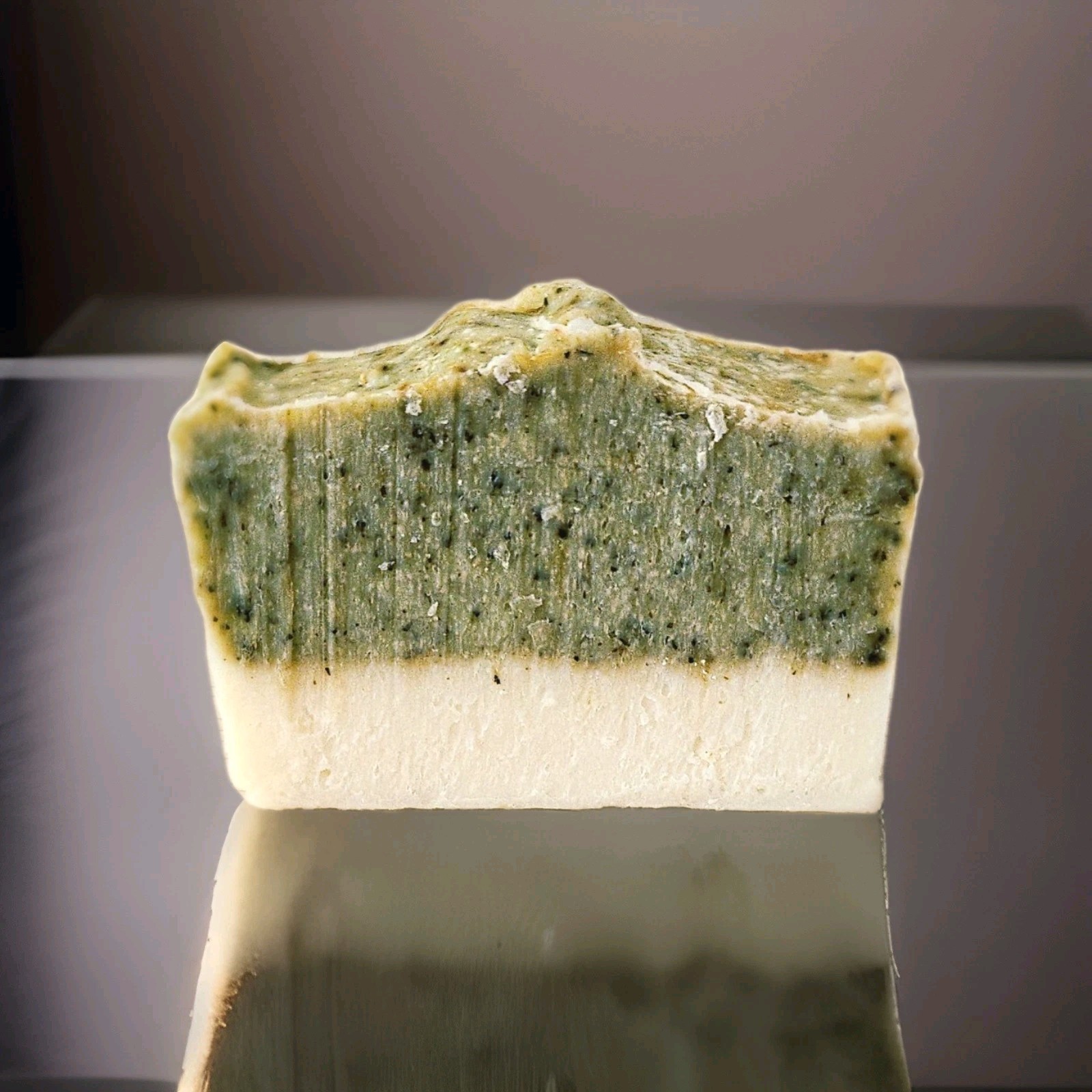 Handmade Basil & Lavender Coconut Milk Cold Process Soap