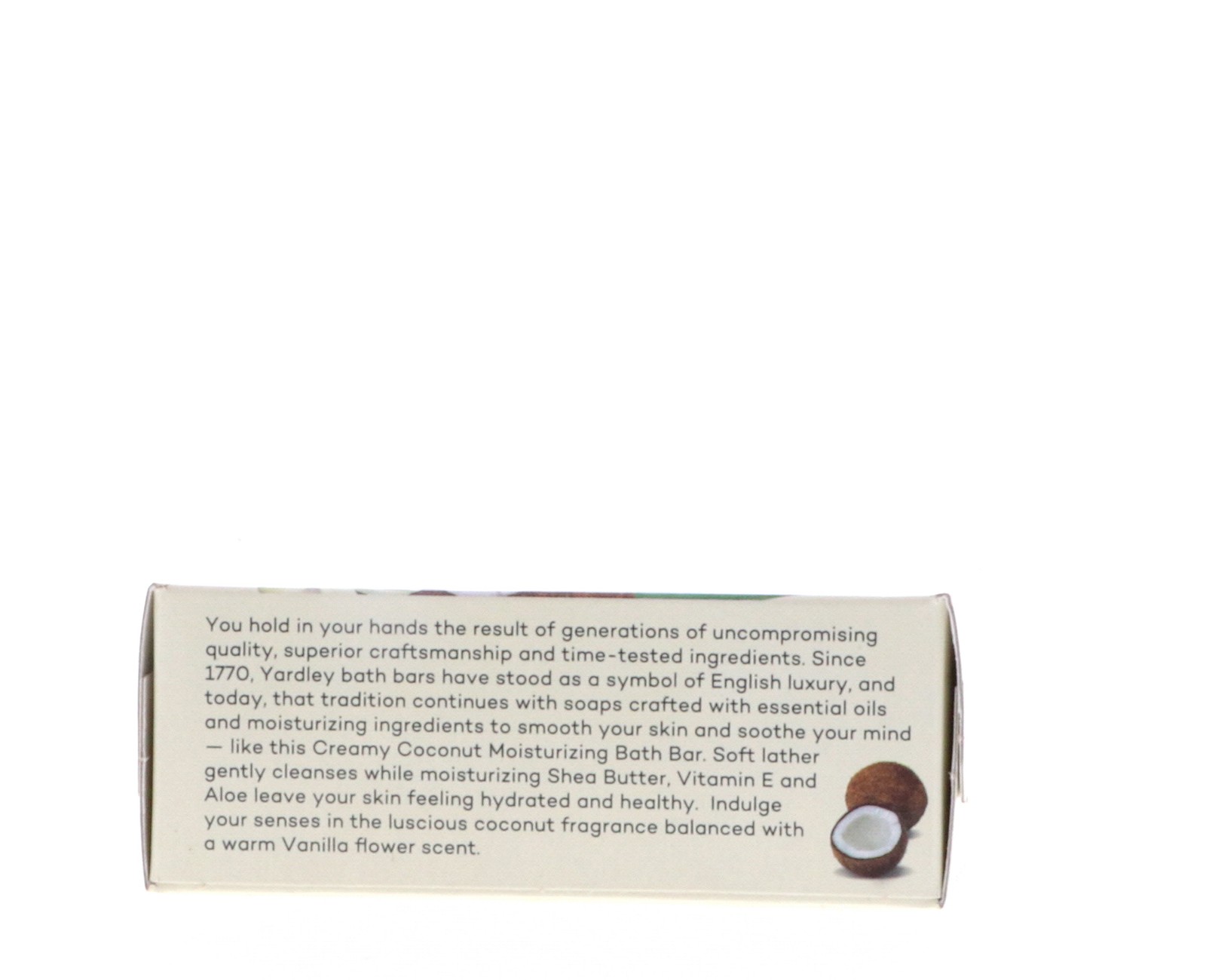 Yardley Creamy Coconut Bath Bar, 4.25 oz 2 Pack