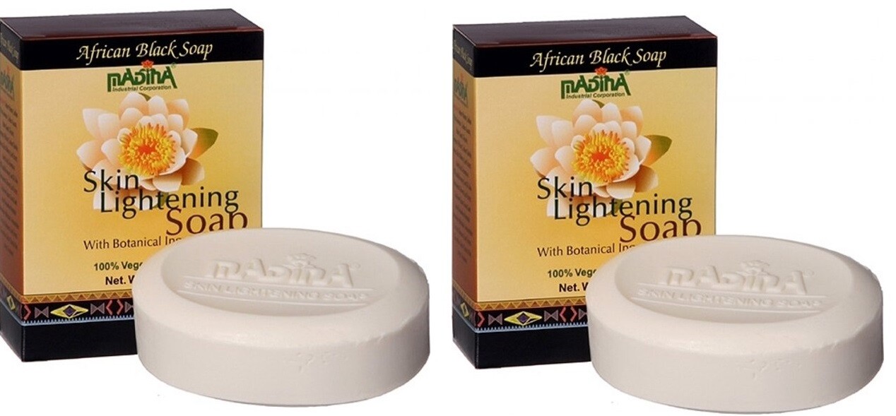 2 Pack – Madina SKIN LIGHTENING African Black SOAP