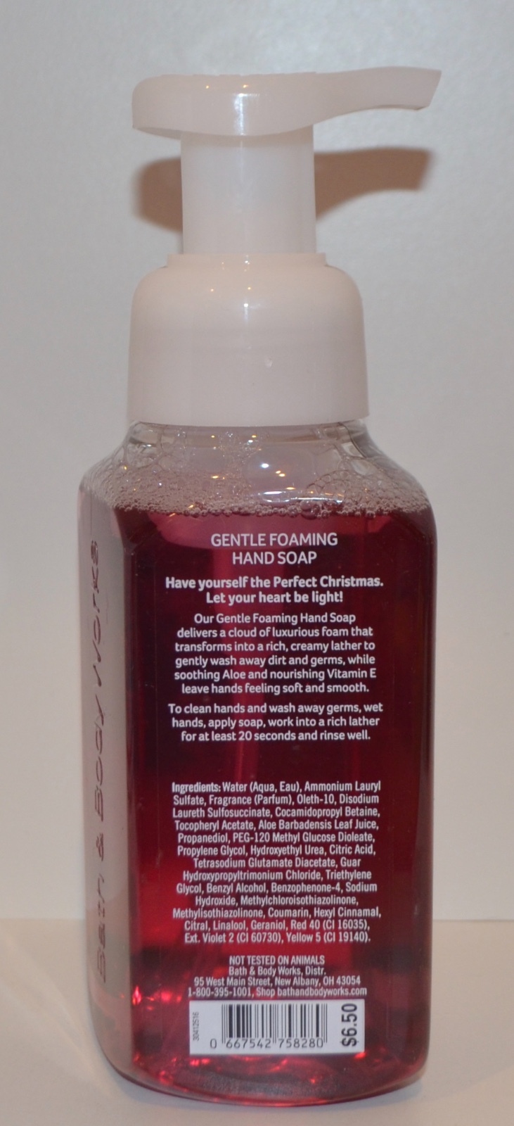 NEW BATH & BODY WORKS ICED CHERRY BALSAM GENTLE FOAMING HAND SOAP WASH 8.75 OZ