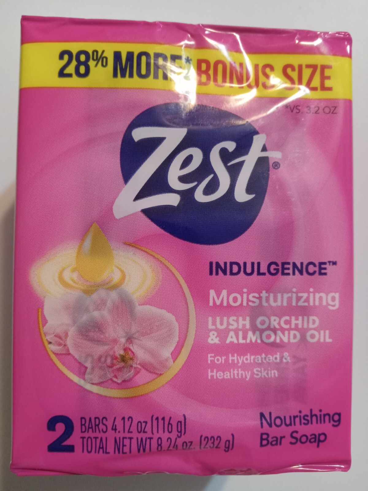 § ZEST (4-BARS) 4.12 Oz 🩷🫧 ●INDULGENCE●🫧 Moisturizing Lush Orchid/Almond Oil.
