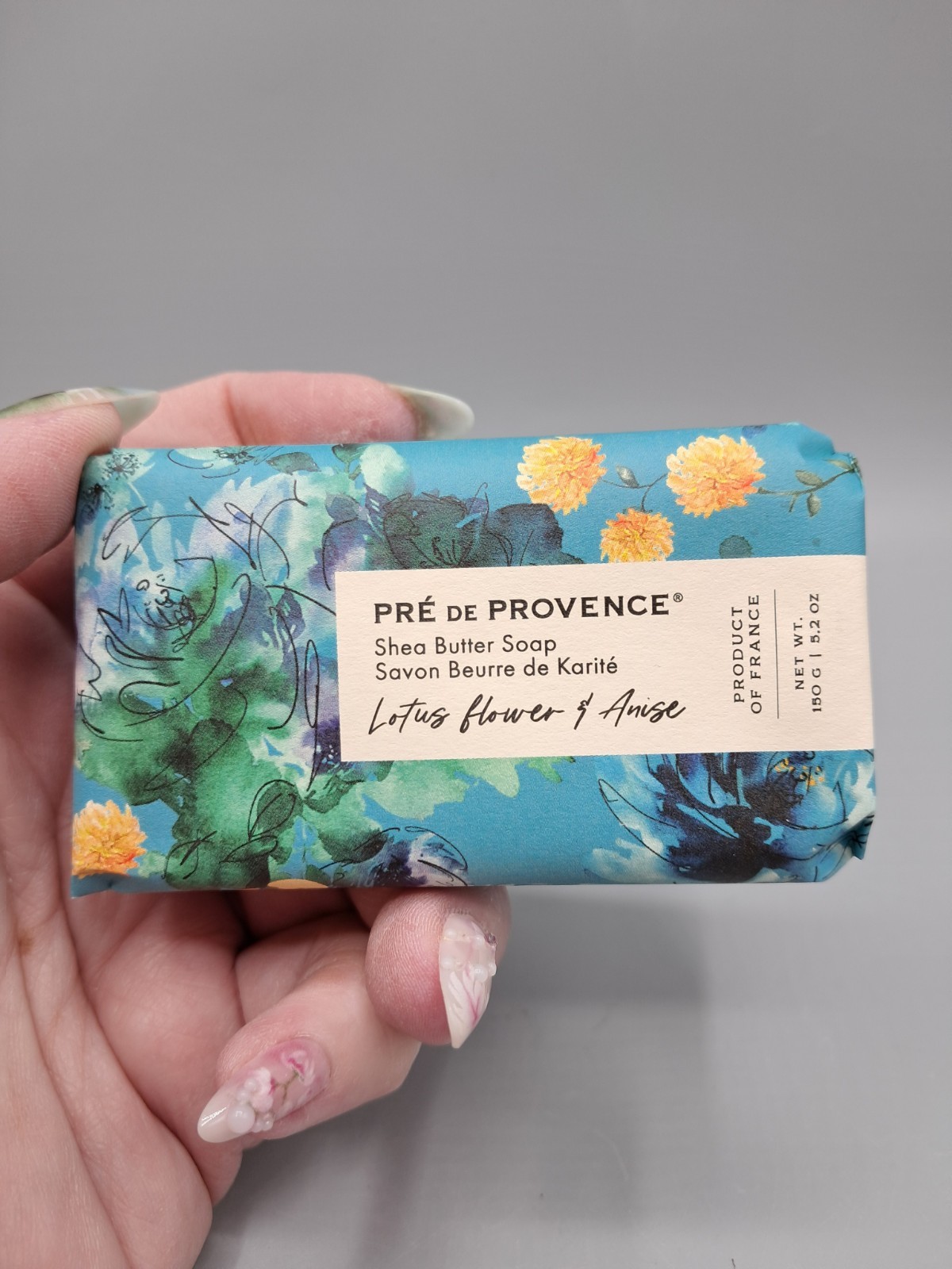 Pre De Provence Soap, 1 Bar French Milled Soap In “Lotus Flower & Anise” 5.2oz
