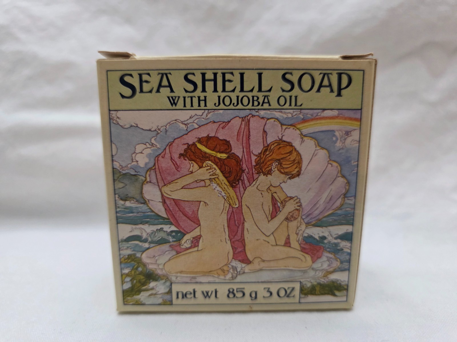 Vintage 1978 Crabtree & Evelyn Sea Shell Soap with Jojoba Oil 85 g / 3 oz