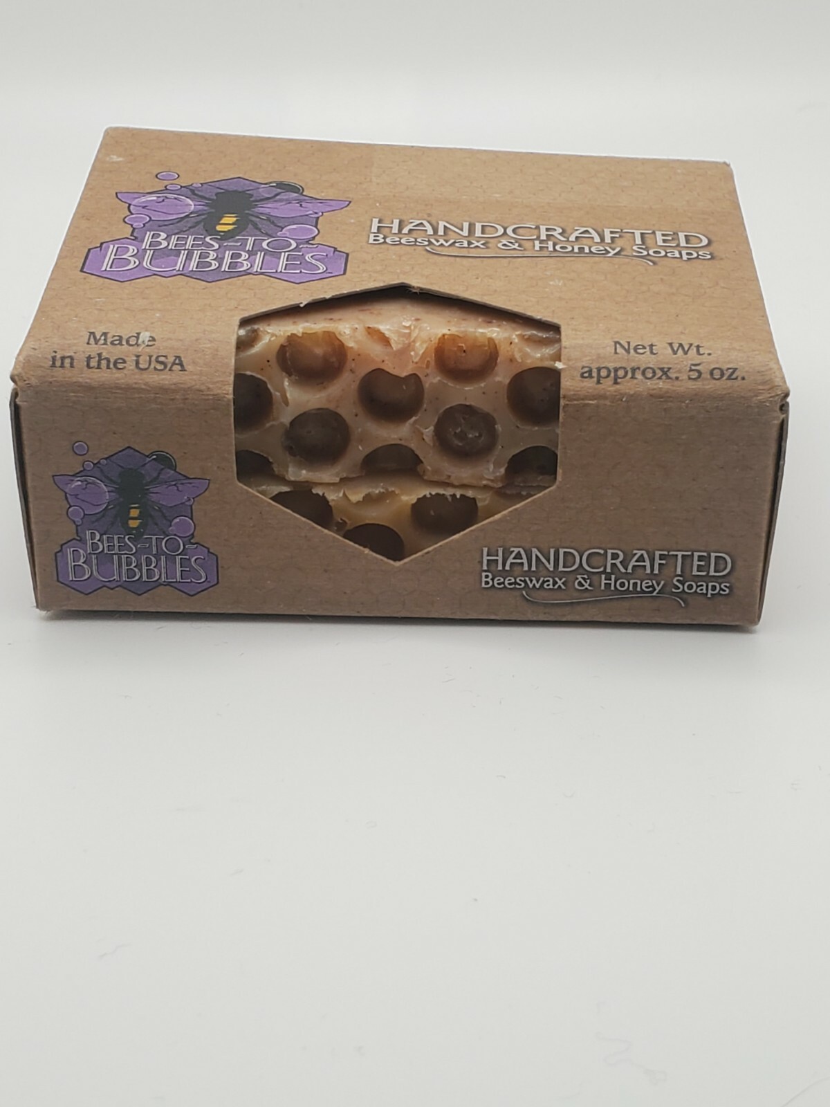 Amish Origins Bees-to-Bubbles Handcrafted Beeswax & Honey Soap 5oz – Made in USA