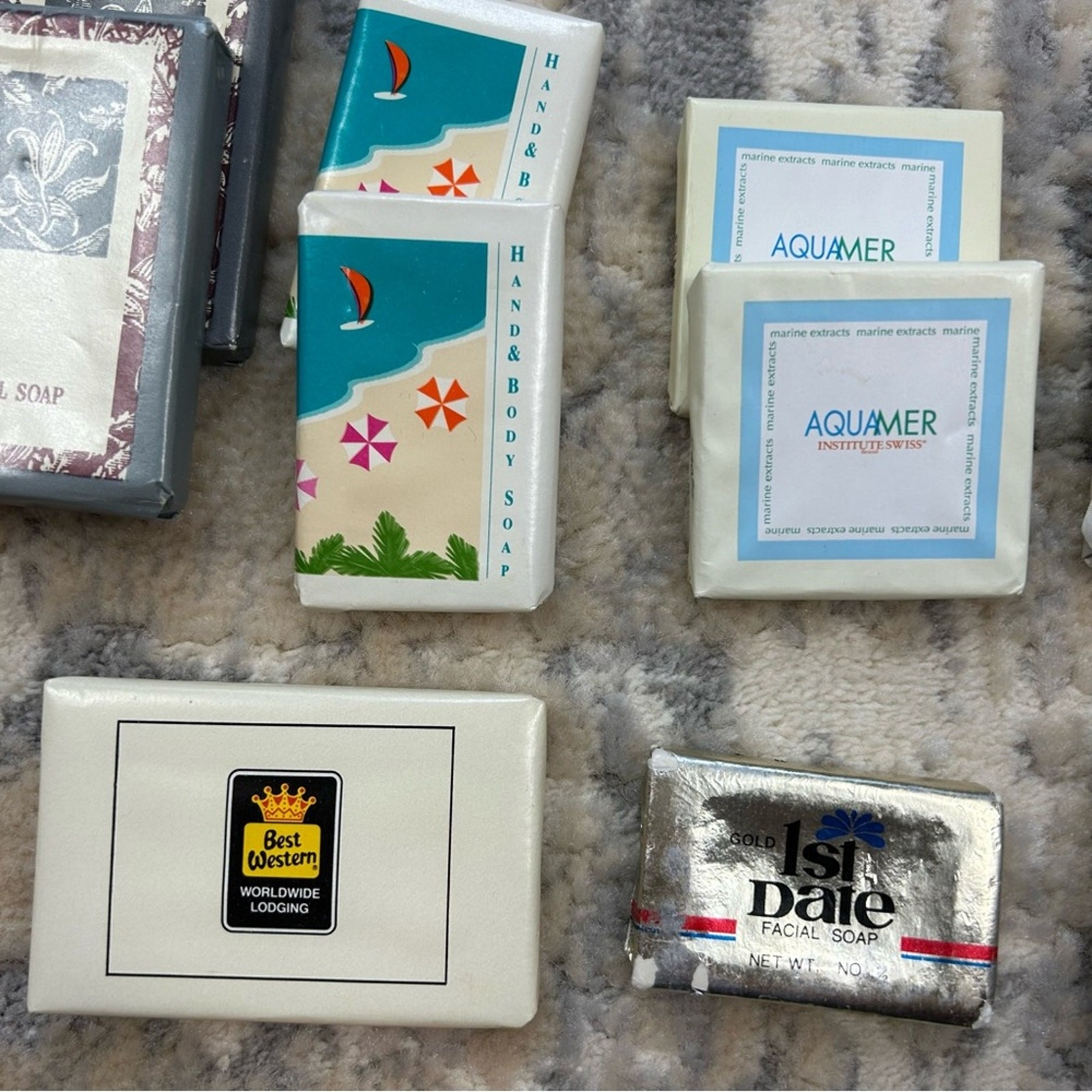 24 Vintage Hotel Motel Travel Soap Lot Best Western Super 8 Casino