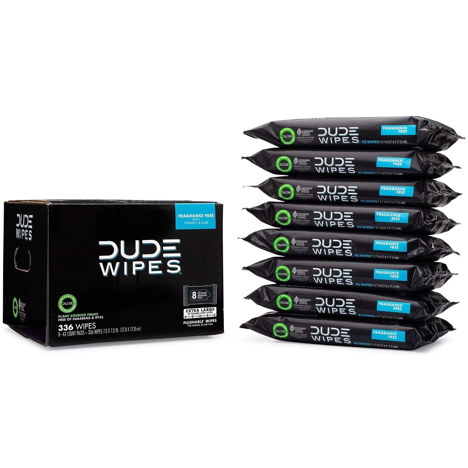 Extra-Large Adult Wipes – Unscented, Vitamin-E & Aloe