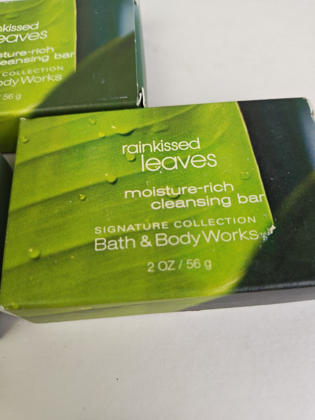 3 Bath & Body Works Rainkissed Leaves Soap. NEW