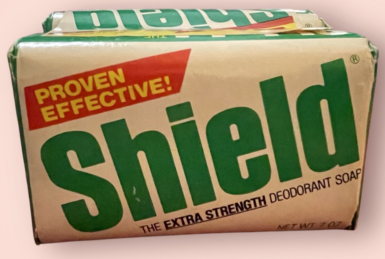 VTG SHIELD Extra Strength Deodorant Soap Supersize Bar Lot of 2 Bars 7 Oz Each