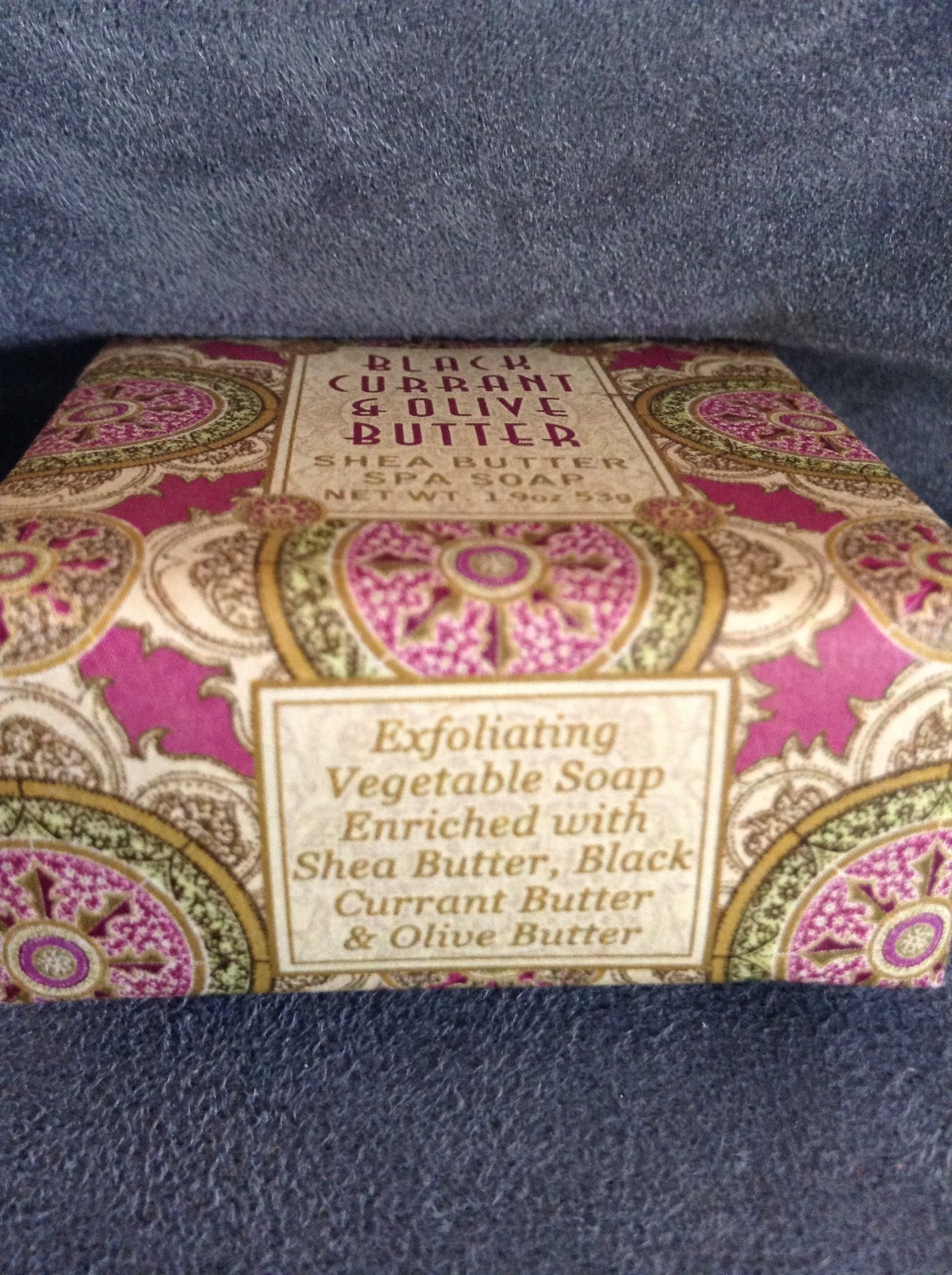 GREENWICH BAY TRADING CO BLACK CURRANT & OLIVE BUTTER SHEA BUTTER SOAP 1.9 OZ