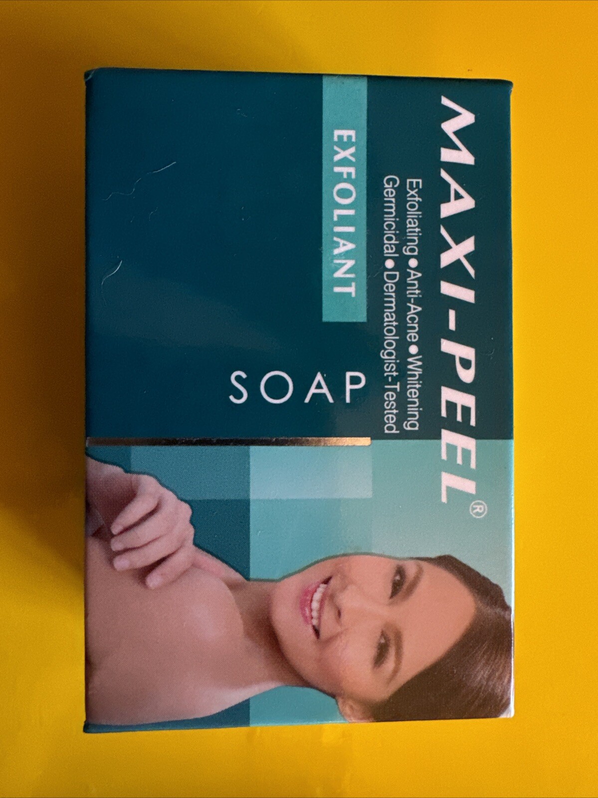 1- Maxi-Peel Micro Exfoliant soap 90g w/ Maxi-Peel Neck & Body Exfoliant Lotion