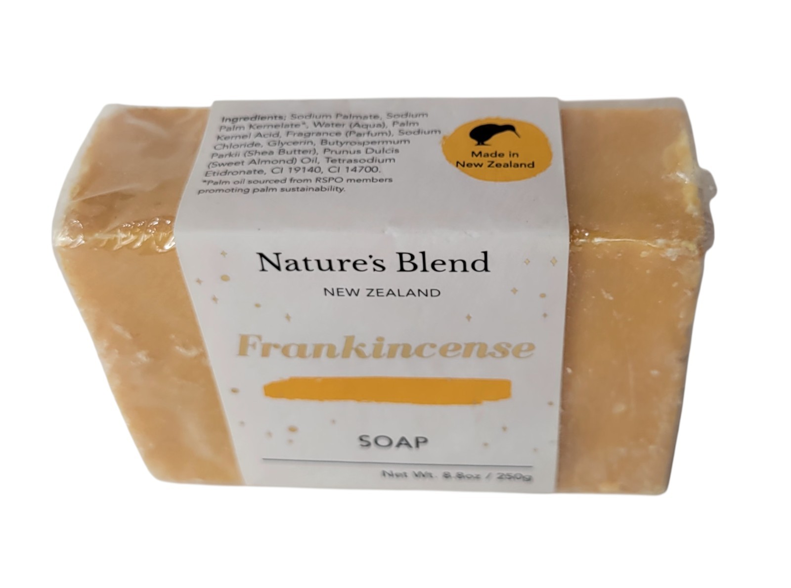 Nature’s Blend New Zealand Limited Edition Frankincense Bar Soap 8.8 oz 250g
