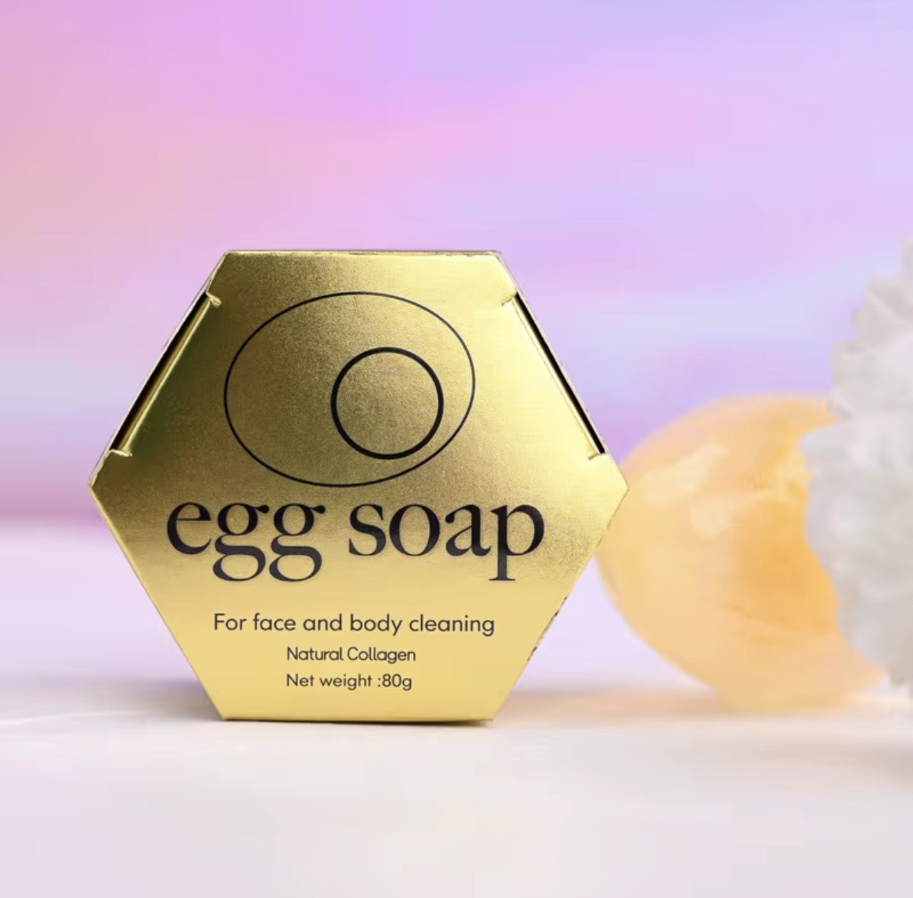 COLLAGEN BRIGHTENING EGG SOAP. 100% ORIGINAL