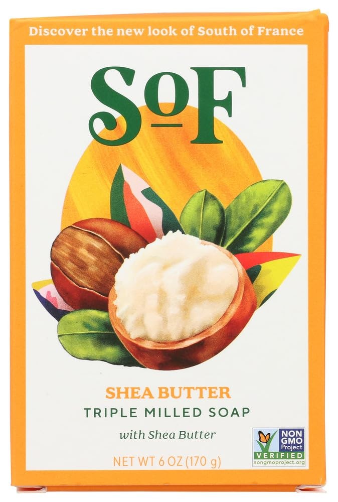 South Of France French Milled Bar Soap Shea Butter – 6 oz