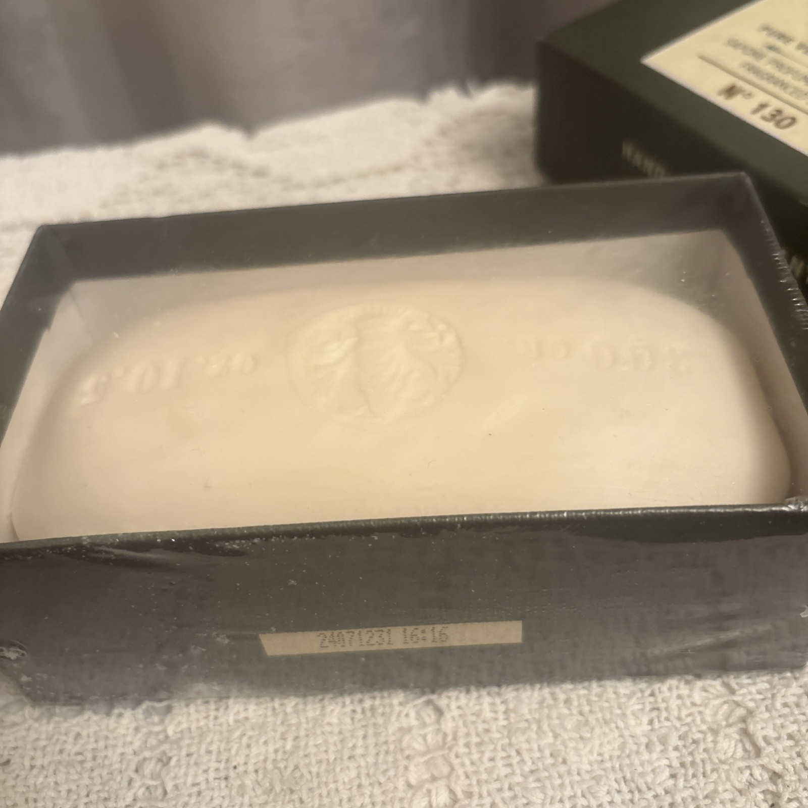 NEW In BOX Vetiver Pure Vegetable Soap MEN Italian Sapone 10.5 Oz Bar Tuscany