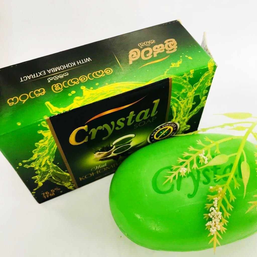 Crystal Soap With Natural Kohomba Herbal Care Ayurvedic Skin Body Beauty Bar 75g