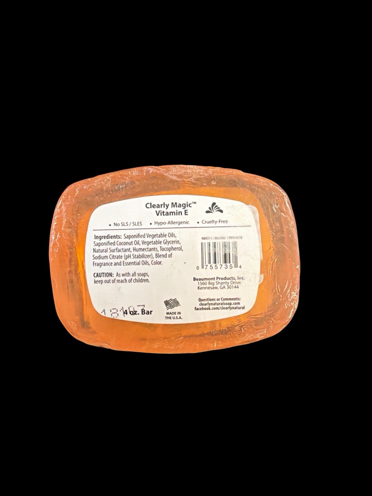 Clearly Magic Glycerin Soap Vitamin E