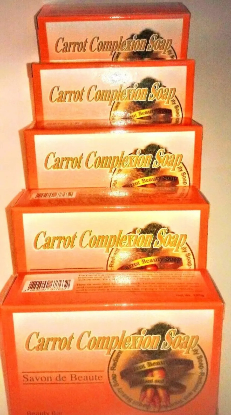 Carrot Soap 125 g | Original Herbal Skin Complexion Bar