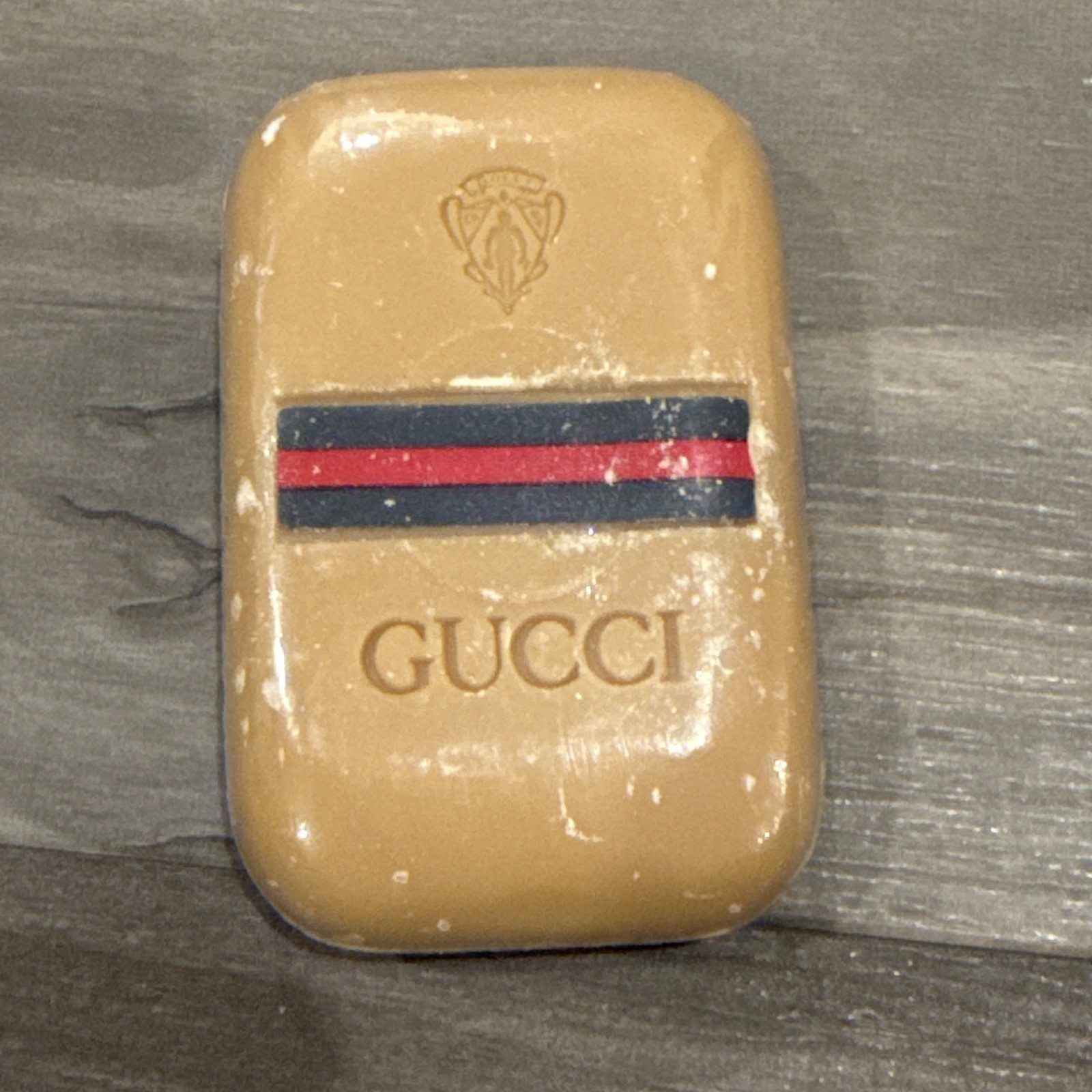 Vintage Gucci Classic Bar Soap Red Stripe 2.5 Oz Sealed