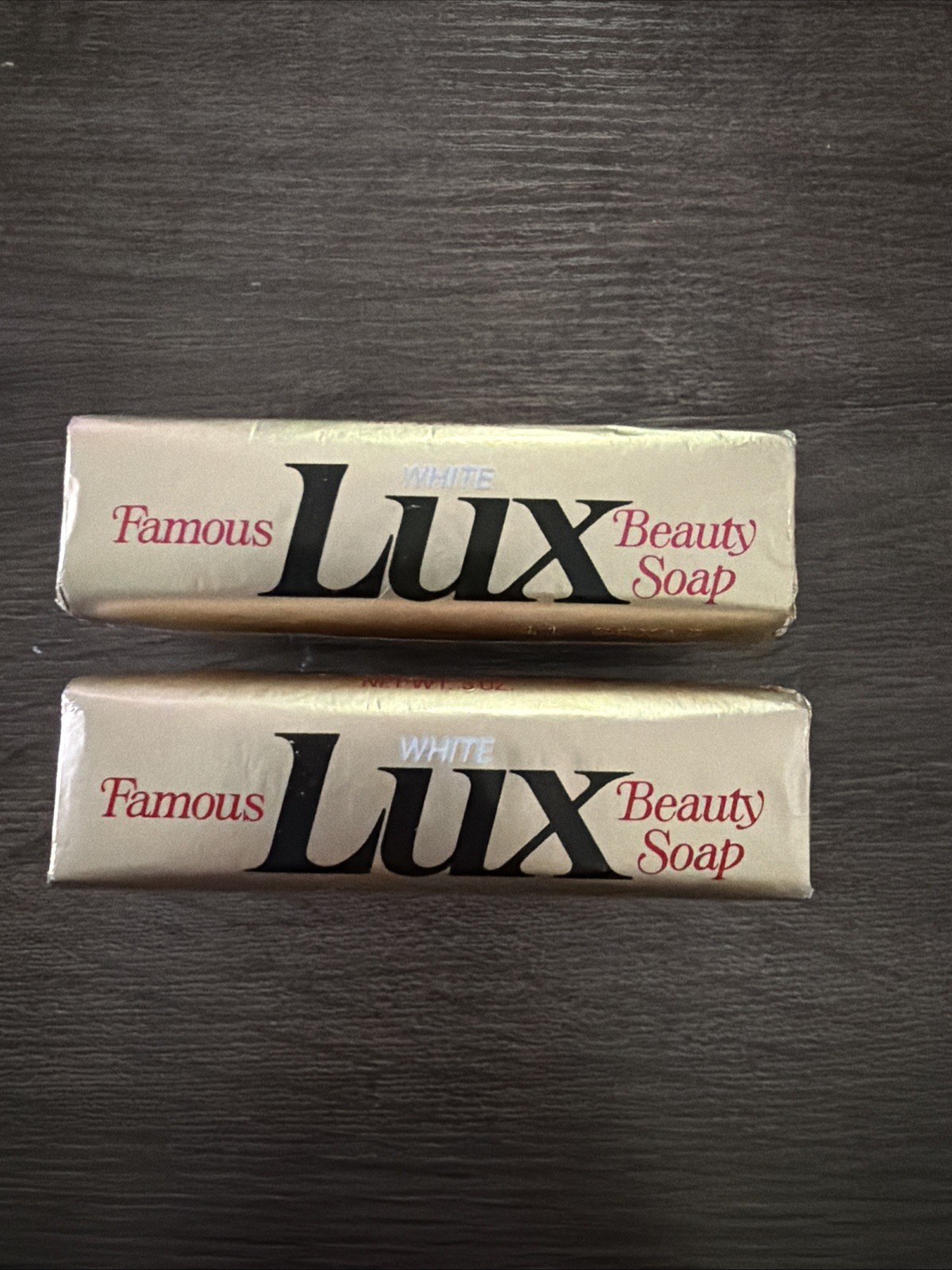 VTG NOSFamous Lux Beauty Deodorant Soap Bar 5oz SIZE DISCONTINUED HTF (Lot Of 2)