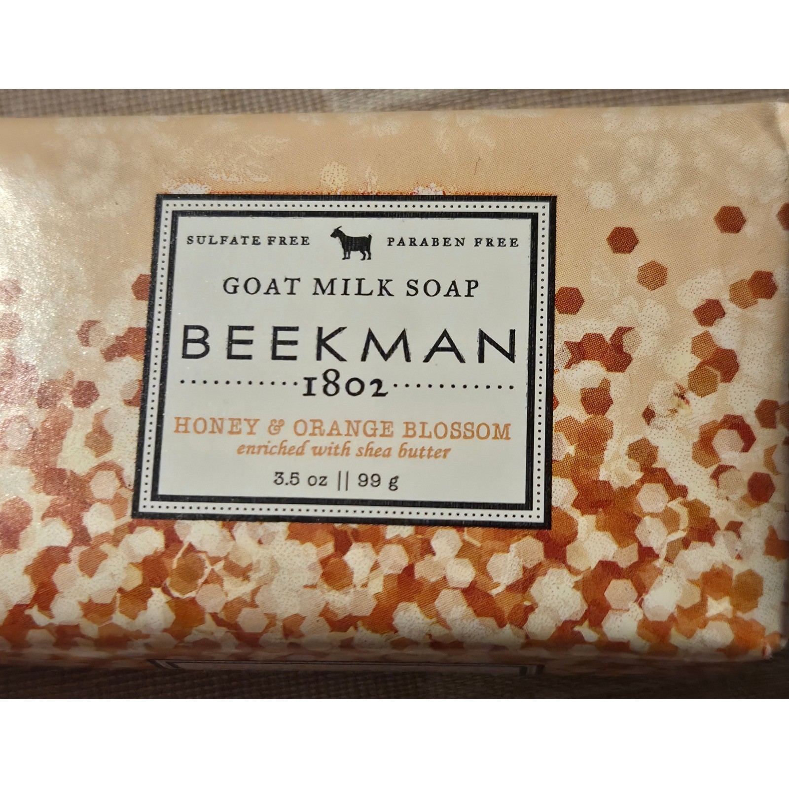 Beekman 1802 Goat Milk Soap Set/3 Spiced Orange, Honey Grapefruit, Honey/Orange