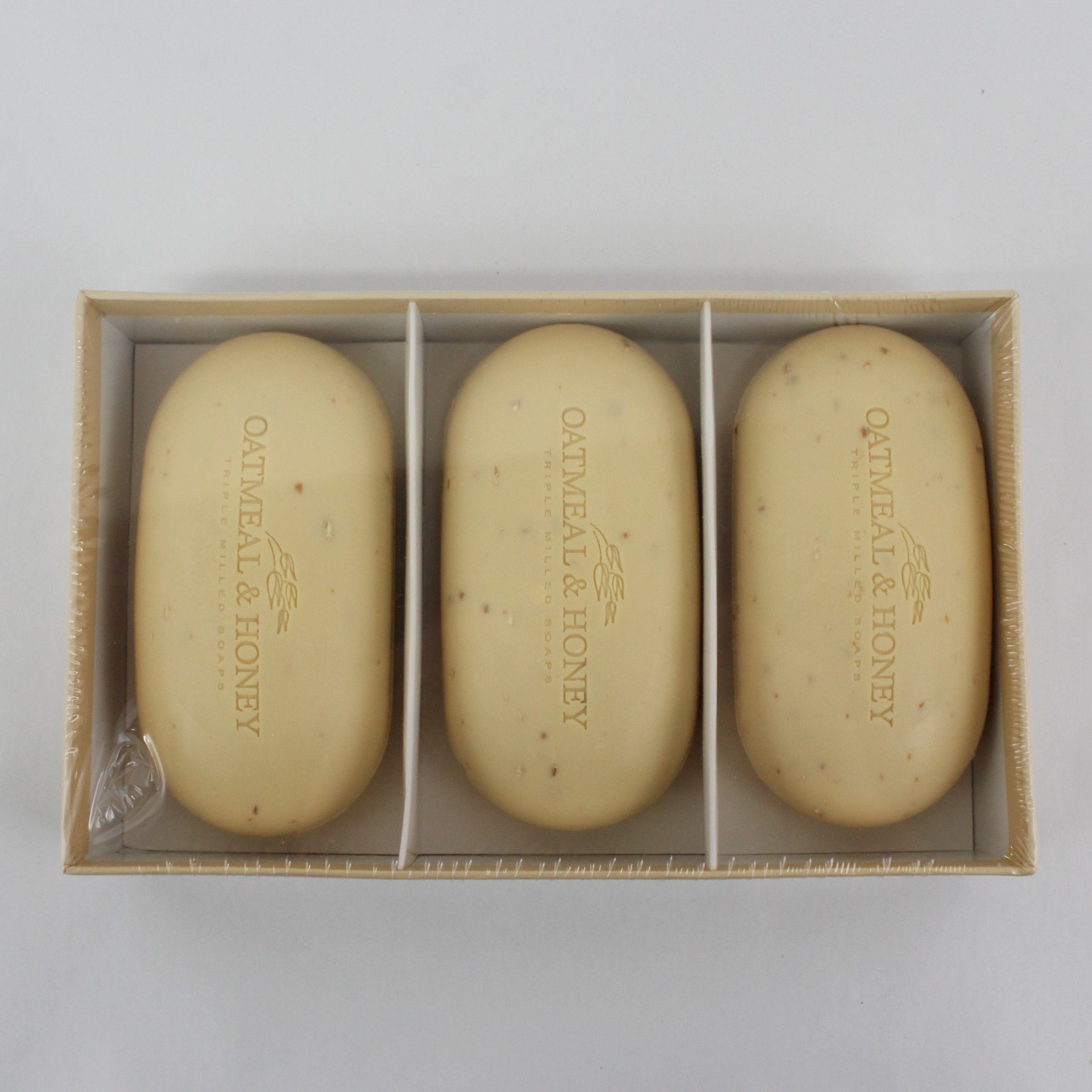 Set of 3 CST Oatmeal & Honey Triple Milled Bar Soap NIB