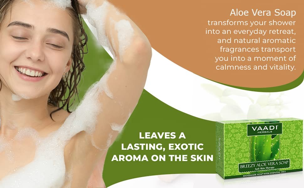 Aloe Vera Soap 75 Grams (10.6 Ounces(Pack of 4 X 75 Grams))