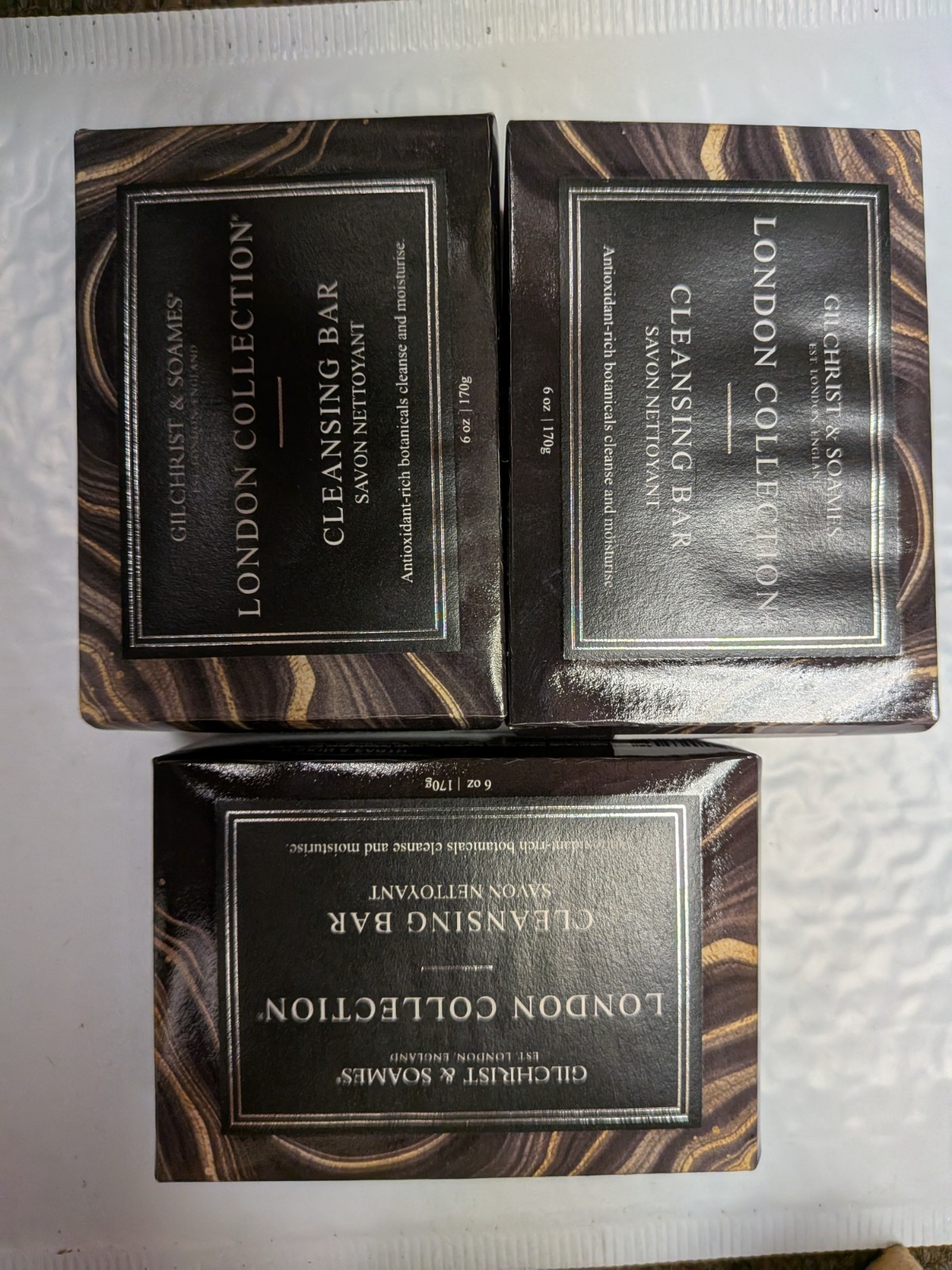 Gilchrist & Soames Cleansing Bar – Aloe Vera Soap 6 oz Lot of 3