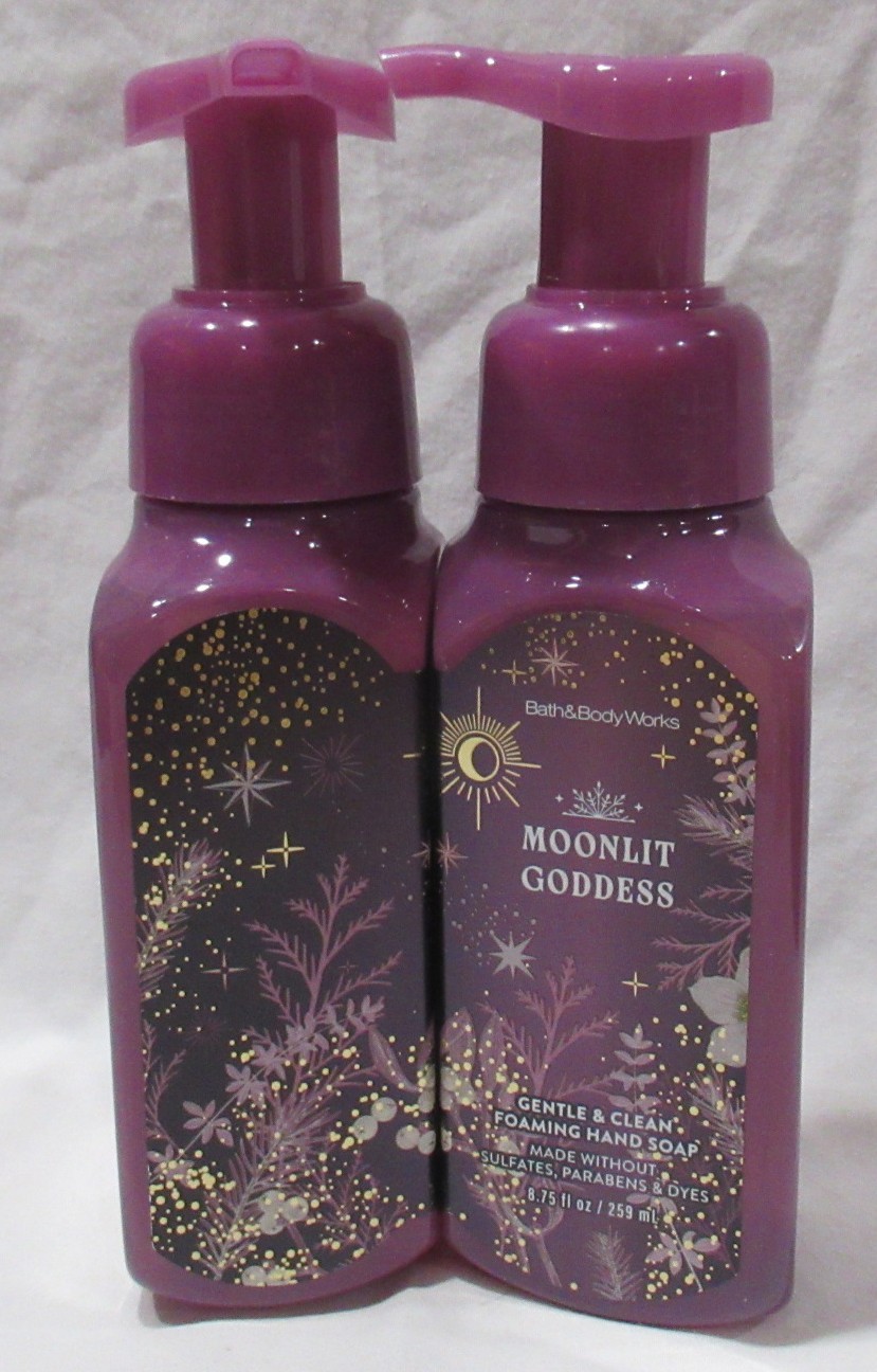 Bath & Body Works Gentle & Clean Foaming Hand Soap Lot Set of 2 MOONLIT GODDESS