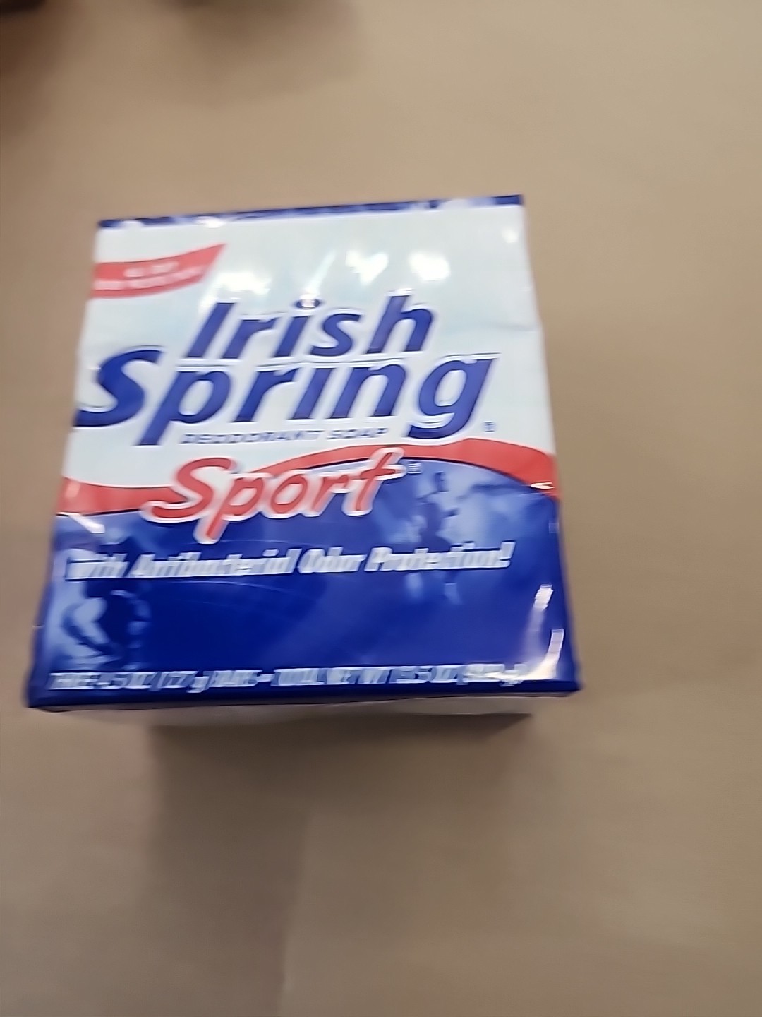 Irish Spring Sport Deodorant Bar Soap 4.5oz each bar 3-Pack Sealed VTG NEW