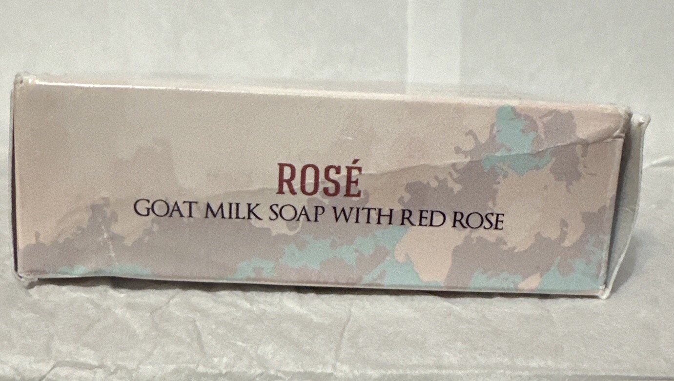 Goat Milk With Red Rose- Handcrafted Bar Soap-4oz-by Falls River Soap Company