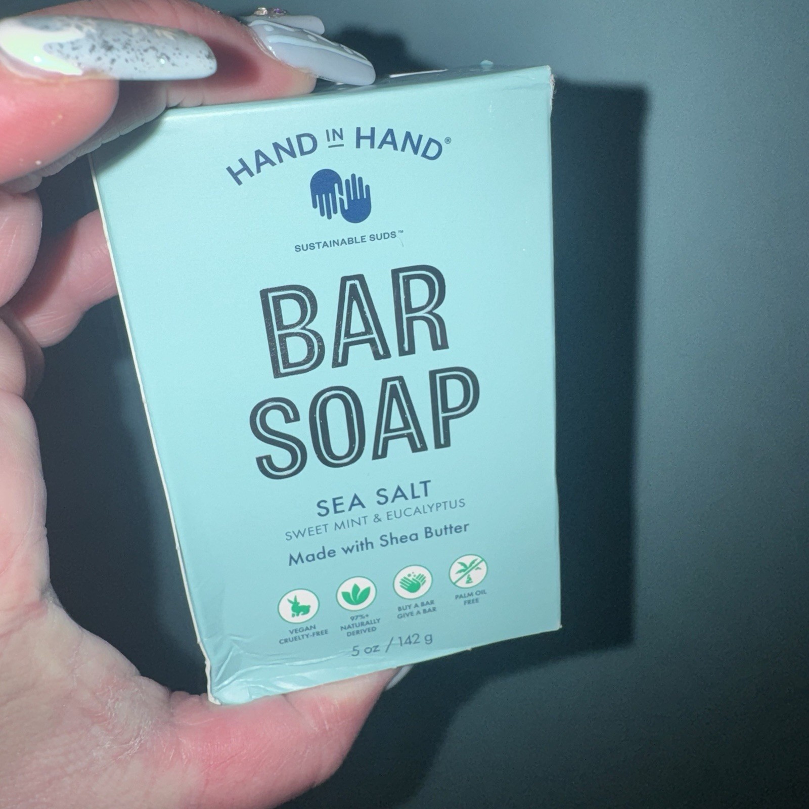 Hand In Hand Sea Salt Bar Soap 5oz – 2 Bars