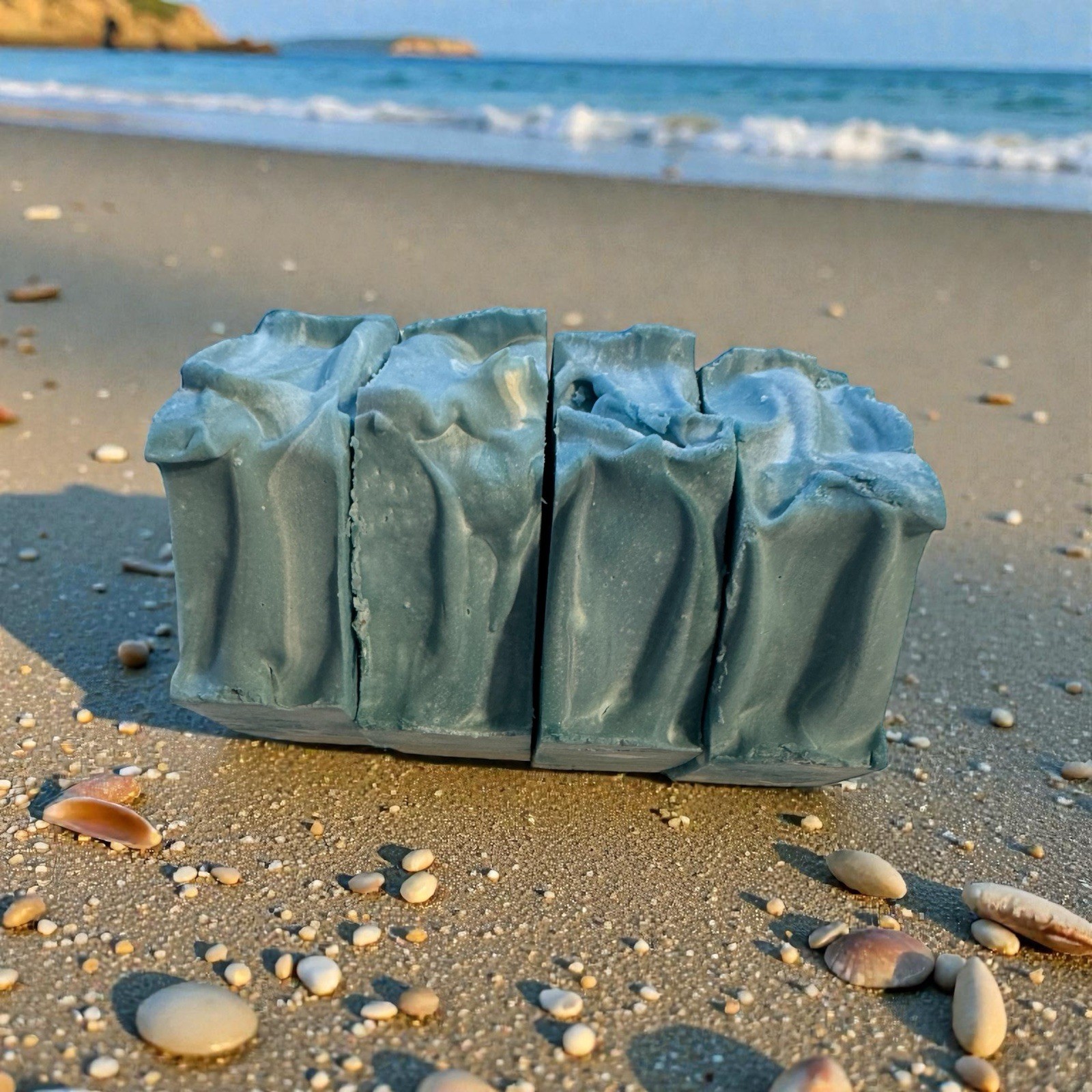 Beach Handmade Bar Soap – Lick Me All Over Scent With Poppy Seeds Exfoliation
