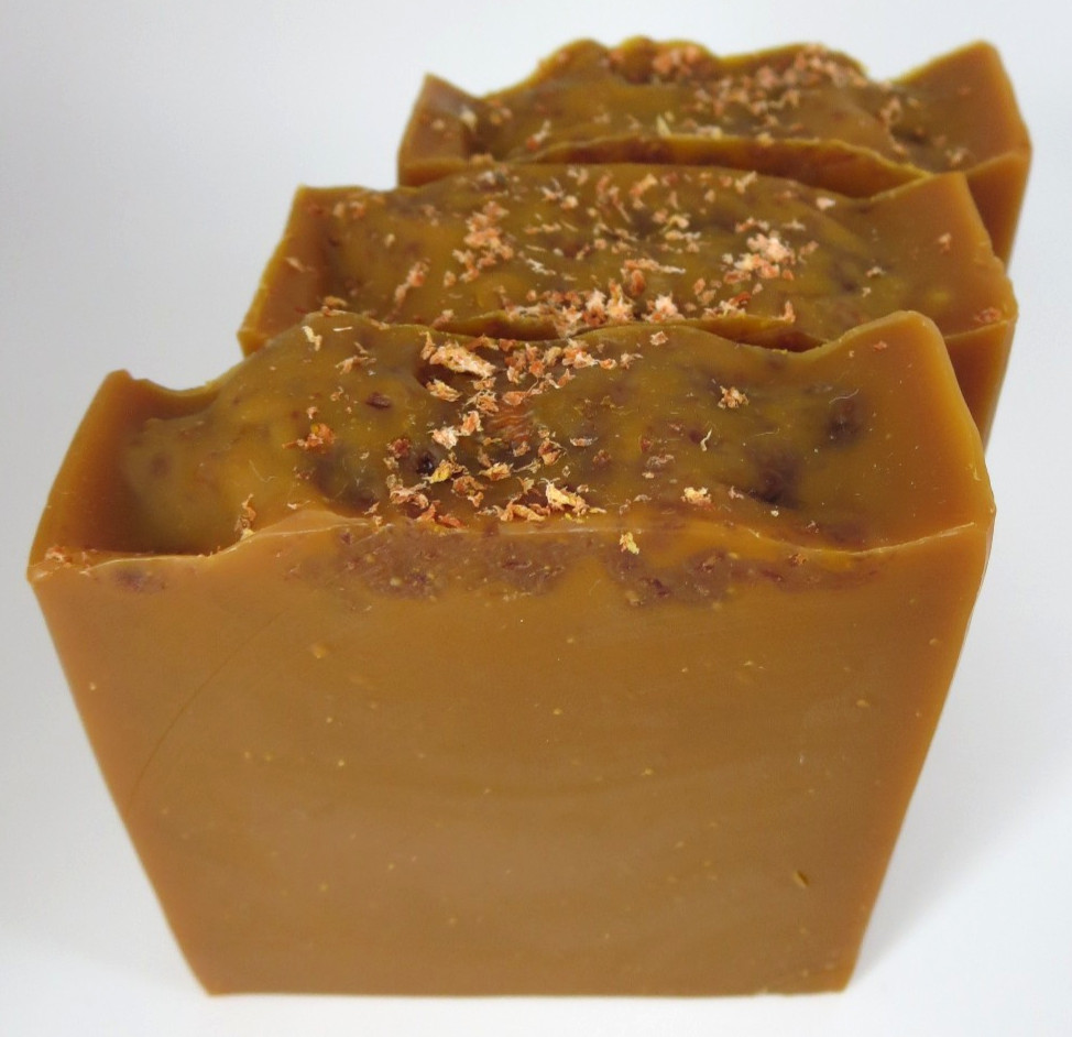 HANDMADE PUMPKIN & CARDAMOM SCENTED SOAP COLD PROCESSED NON-TOXIC VEGAN 4oz