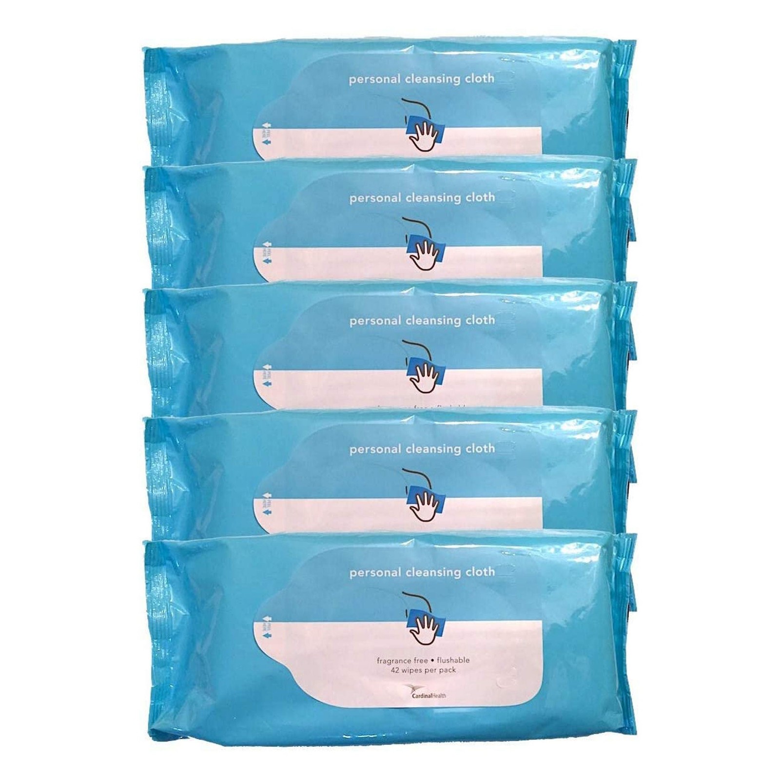 Cardinal Health Personal Cleansing Wipe 9 x 13″ 2AWU-42 1008 Wipes