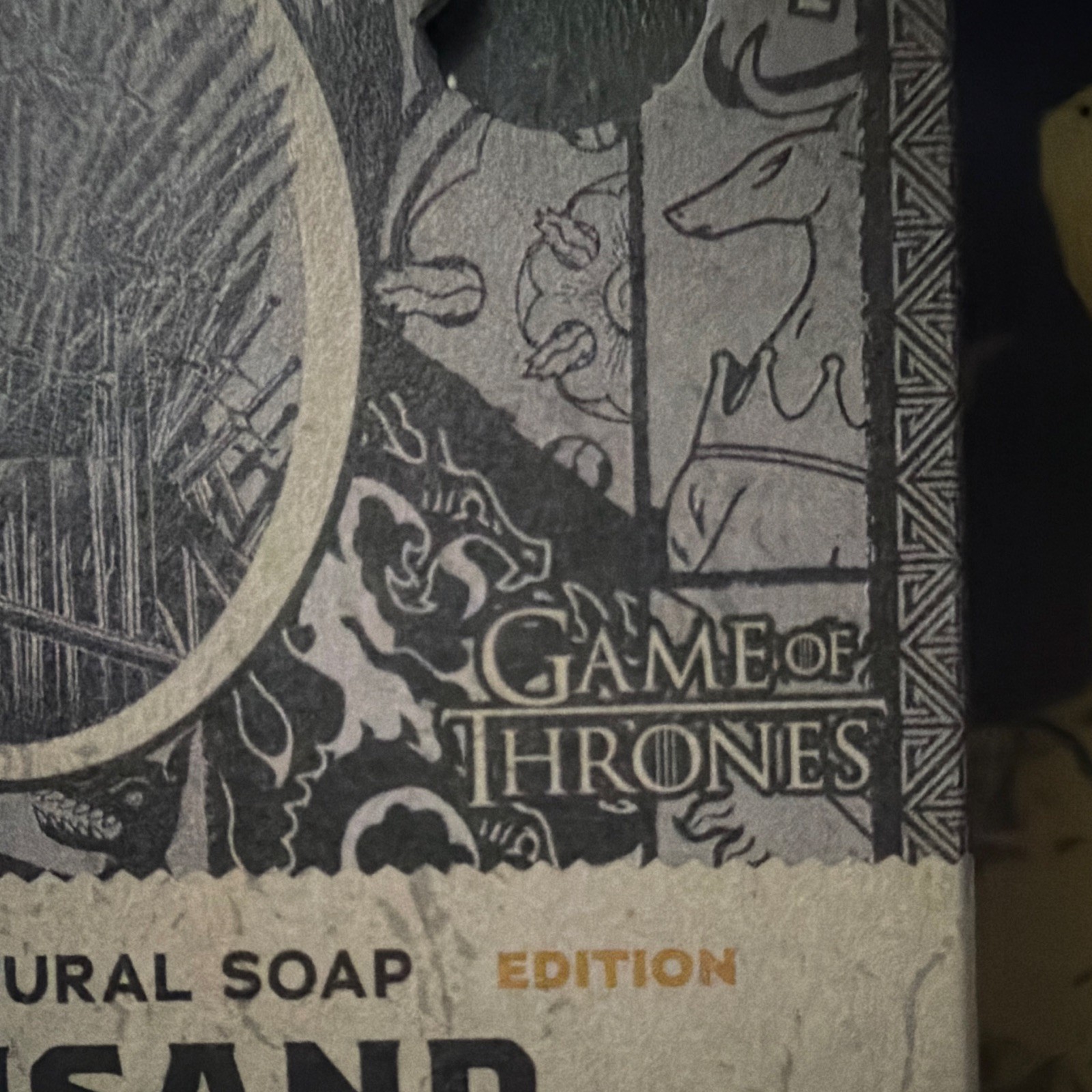 Dr. Squatch Game of Thrones Men’s Soap, Thousand Sword Scrub Volcanic Sand 5 oz