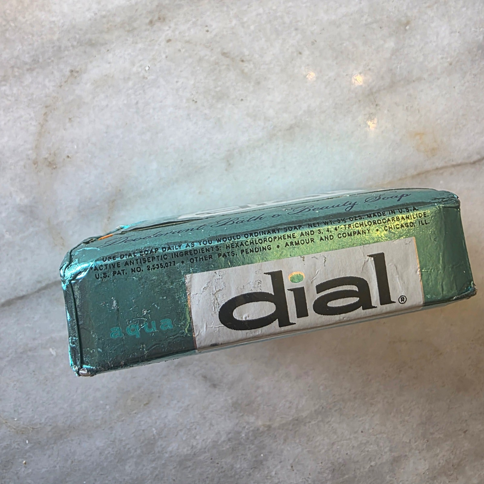 Vintage Dial Deodorant Bath Soap Aqua ‘Round The Clock Protection’ AT-7